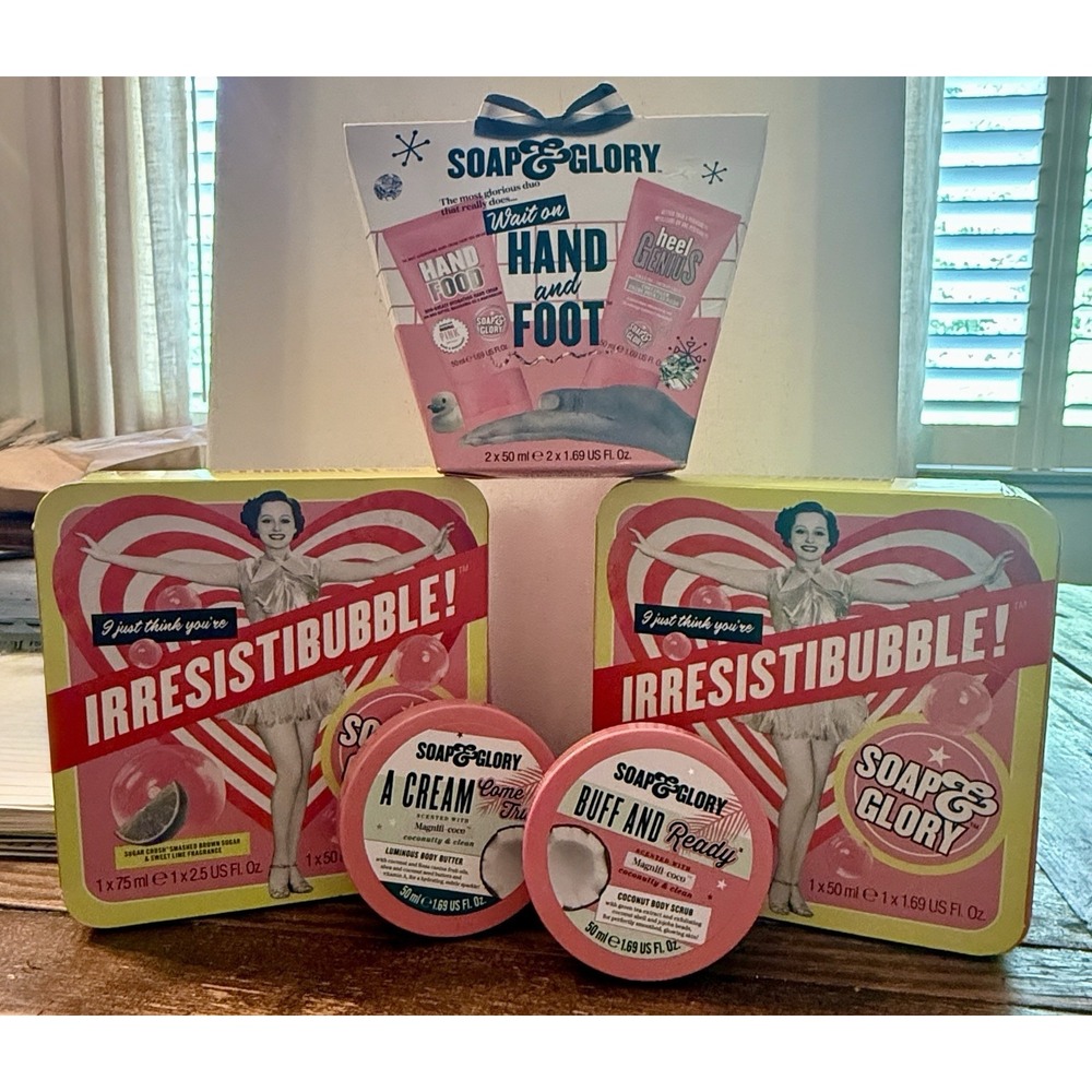 Soap & Glory Irresistibubble Gift Set Hand and Foot Gift Set 2 Travel Size Items